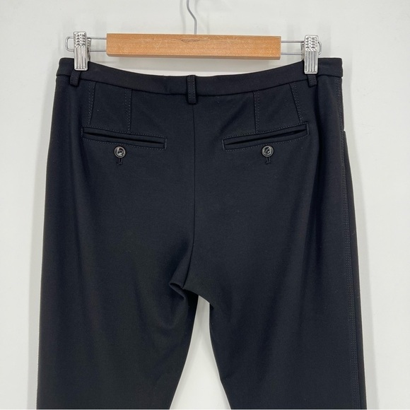 ATM ANTHONY THOMAS MELILLO Ponte Mid-rise Moto Pants In Black Size 4 - Picture 10 of 12